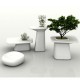 Moma Medium Table Jardiniere Vondom Blanc