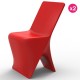 Juego de 2 sillas VONDOM diseño Sloo red