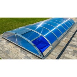 Pool-Schutz aus Aluminium und Polycarbonat 430 x 854 x 84