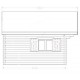 Garden shed Habrita solid wood 25,37 m2 with flat steel roof