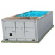 Contenedor de piscina CosyPool Swim Plus 244x605 H150 rectángulo CosyPool