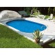 Ovaler Pool Azuro Ibiza 350x700 H120