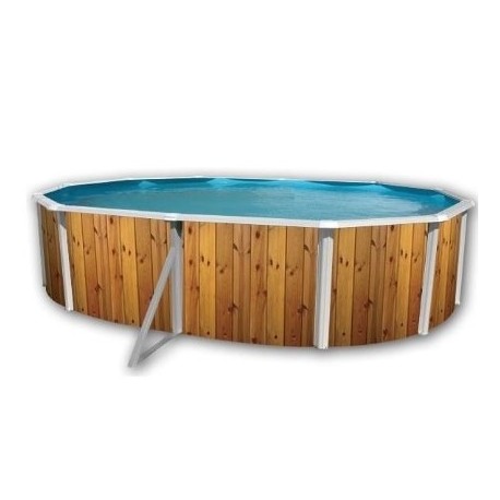 Piscina fuori terra TOI Veta ovale 550x366xH120 con kit completo