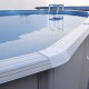 Above ground pool TOI Prestige round 460x120 White