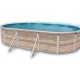 Piscina fuori terra TOI Pinus ovale 640x366xH120 con kit completo