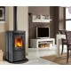 Poêle à bois Nordica Extraflame Ester BII 9.4kW pierre Naturelle