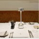 Luz de mesa Imagilights Led Maiden Cilindro Alto Aluminio