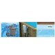 Piscina octogonal de madeira Weva 840x489xh146 BWT myPOOL