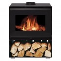 Holzofen-Wärmetauscher NovaStove Denso 10kW mit Holzunterstützung