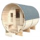 Outdoor sauna Gaïa Luna 6 seater Holl's en Epicea