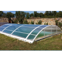 Abri de Piscine Bas Lanzarote Abrisol amovible 12x6.7m