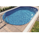 Azuro Oval Pool 5,5x3,7x1,2 Freistehender oder unterirdischer Sandfilter