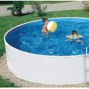 Azuro Oval Pool 5.5x3.7x1.2 Freestanding White