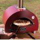 Moderno 1 Alfa Forni Pizzaofen mit antikem rotem Holz