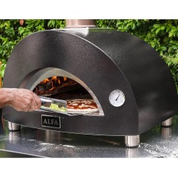 Forno Pizza Moderno 1 Alfa Forni Hybrid Grigio Antracite