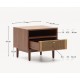 Wooden Bedside Table and Rope Drawer 51x45 Ela VeryForma