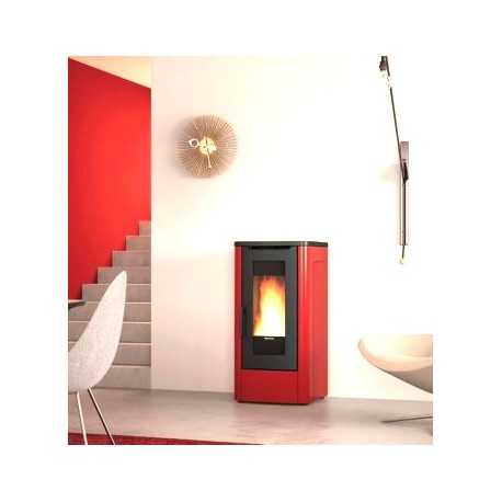 Fogão a pellets La Nordica Extraflame Dahiana VFS 10 kW ventilado Ivory