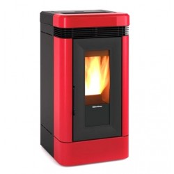 Poêle à granulés La Nordica Extraflame Lucia 12 kW ventilé Bordeaux