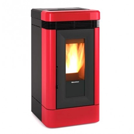 La Nordica Extraflame Lucia 12 kW Ventilated Pellet Stove Bordeaux