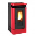 Poêle à granulés La Nordica Extraflame Lucia 12 kW ventilé Bordeaux