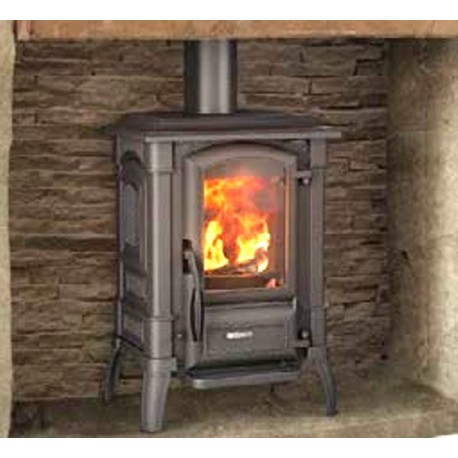 Nordica Extraflame Fedora 8,3 kW Stahl-Holzofen Schwarz