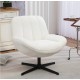 Fauteuil Ena tissu Blanc Pivotant VeryForma