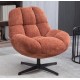 Molo Draaifauteuil Terracotta Stof VeryForma