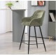 Set van 2 ibis stoelen Werkblad Khaki chenille stof VeryForma