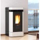 Estufa de pellets por conductos Lucia Plus 12 kW La Nordica Extraflame Blanco