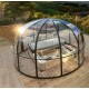 Abri Rond Coulissant Sfero Abrilios 3,74m Transparent